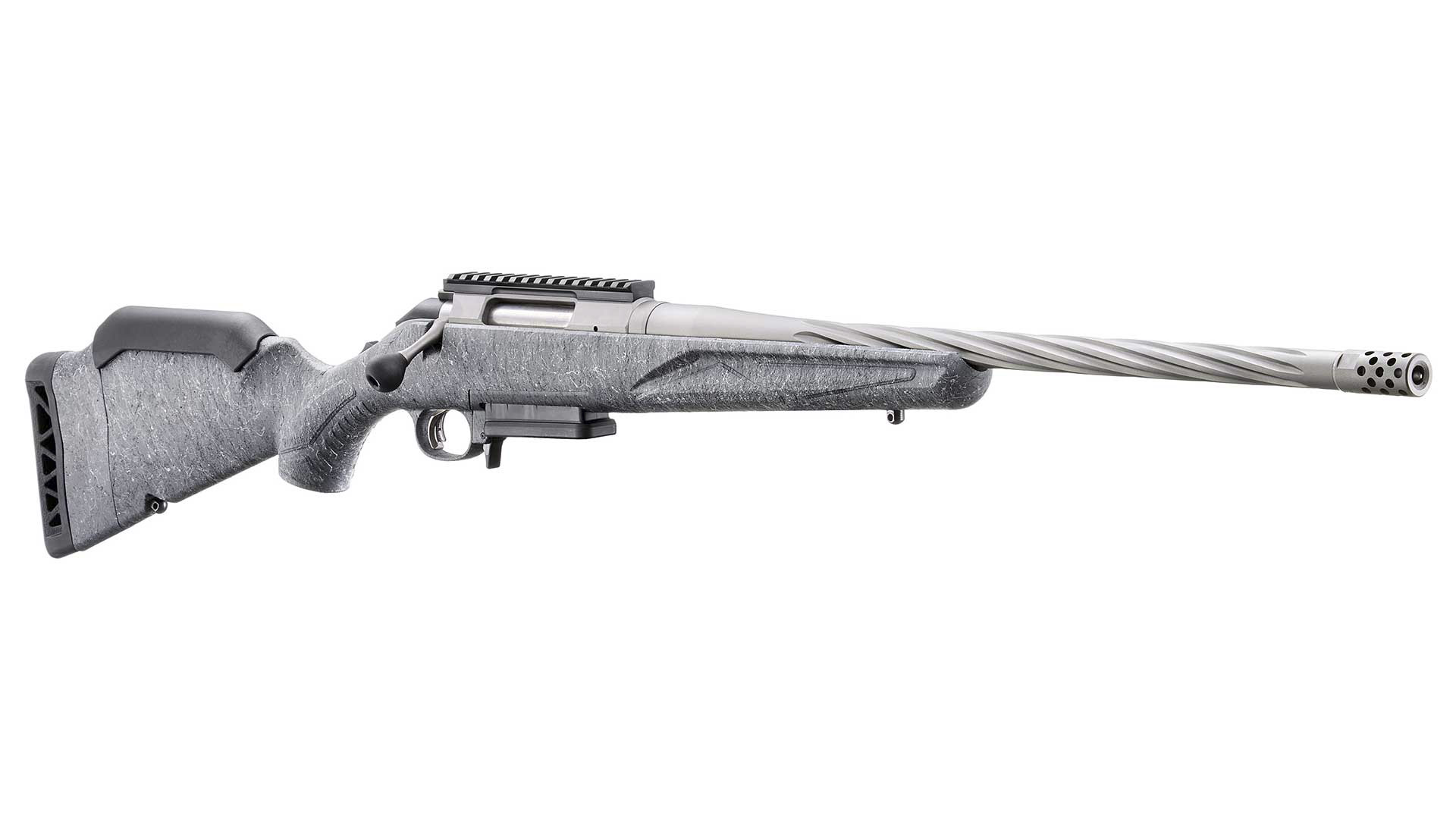 La versione standard della Ruger American Rifle Gen II porta una canna da 22