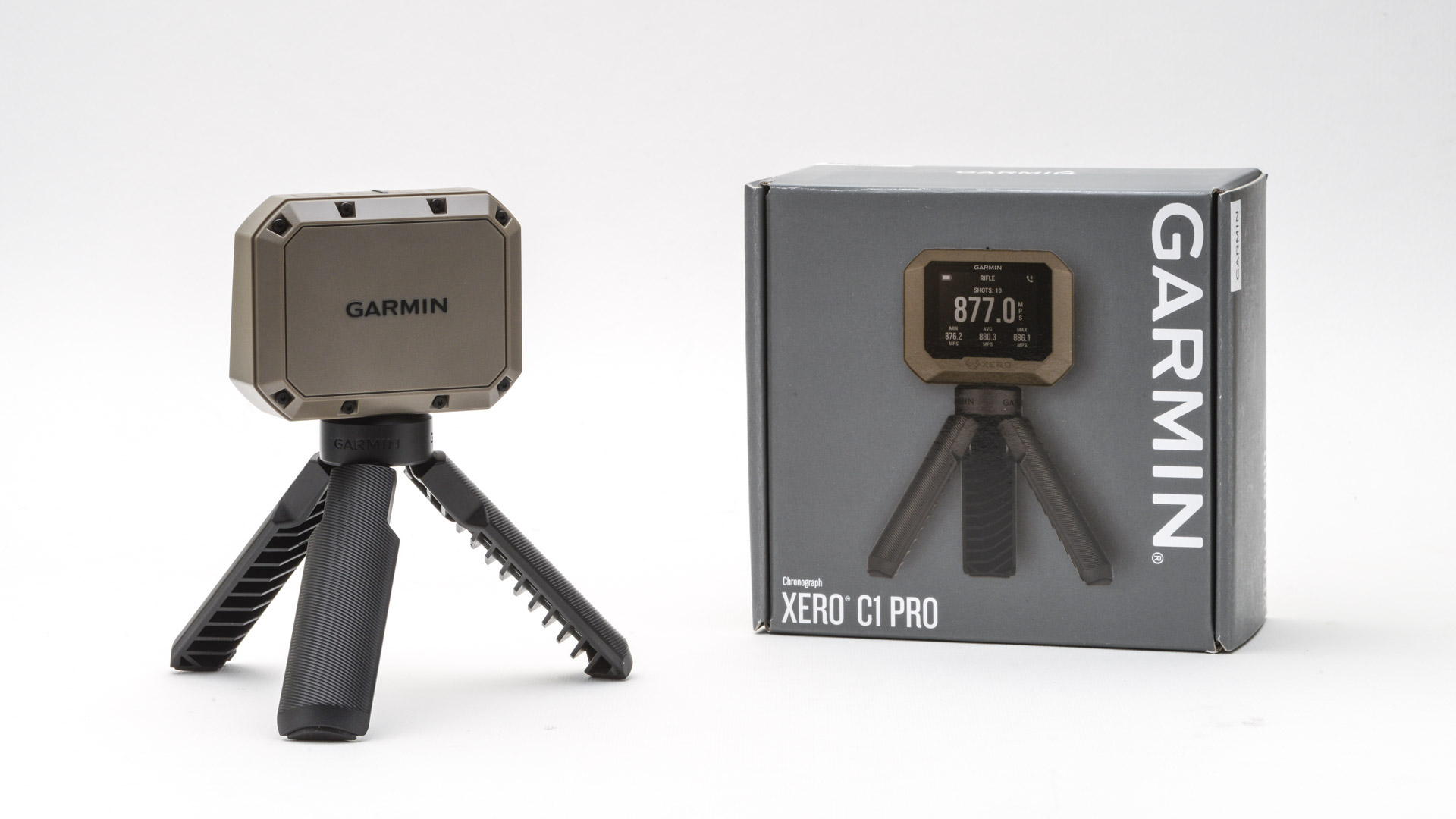 Peculiarità del Garmin Xero C1 Pro sono la compattezza e la possibilità di effettuare contemporaneamente la misurazione della V zero e l'azzeramento dell'ottica