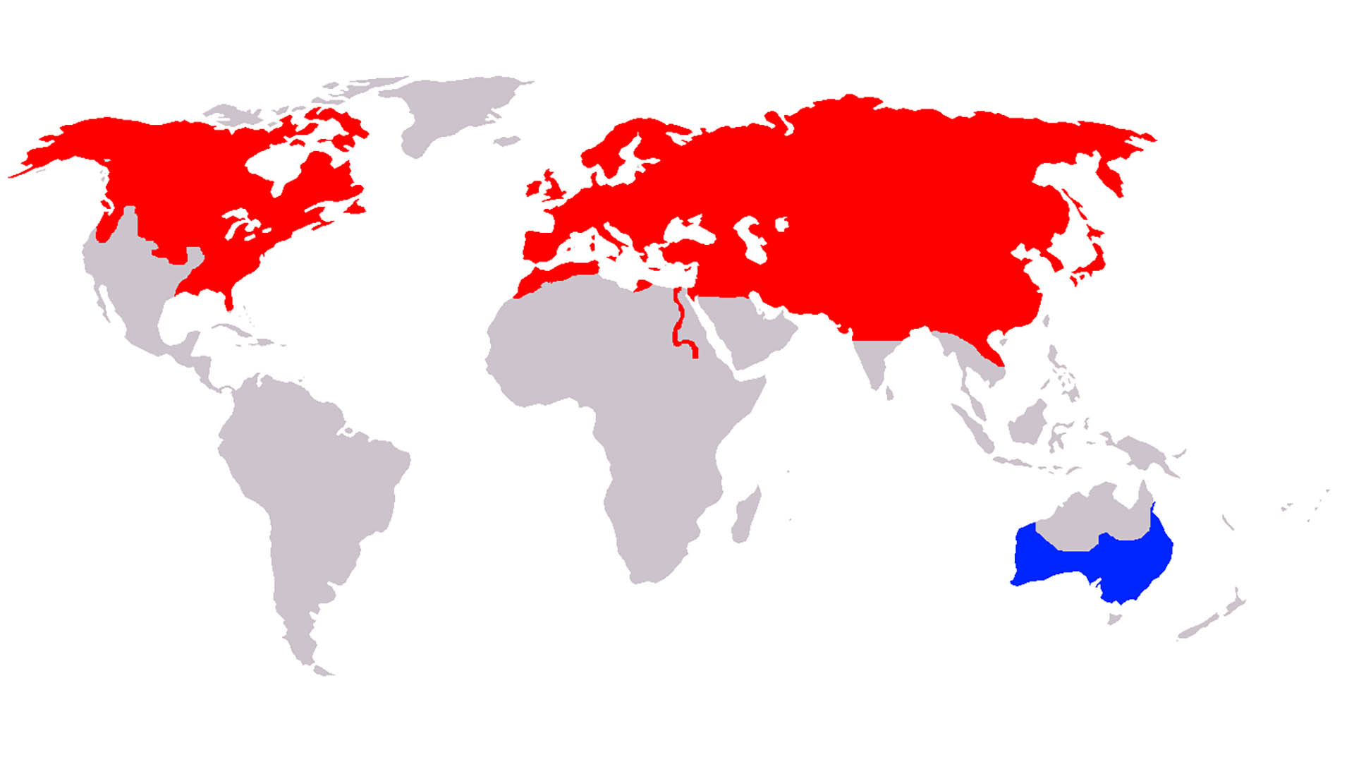 Distribuzione della volpe negli anni 2010