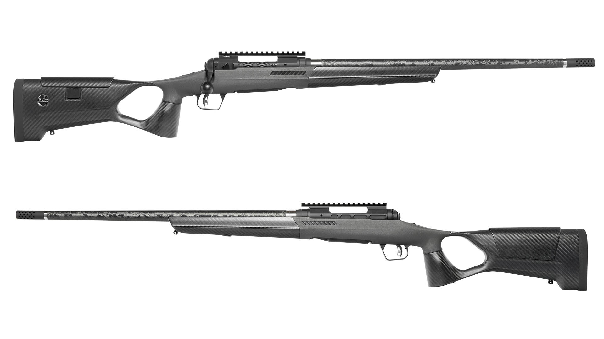 Viste laterali della carabina bolt action Savage Arms 110 Klym