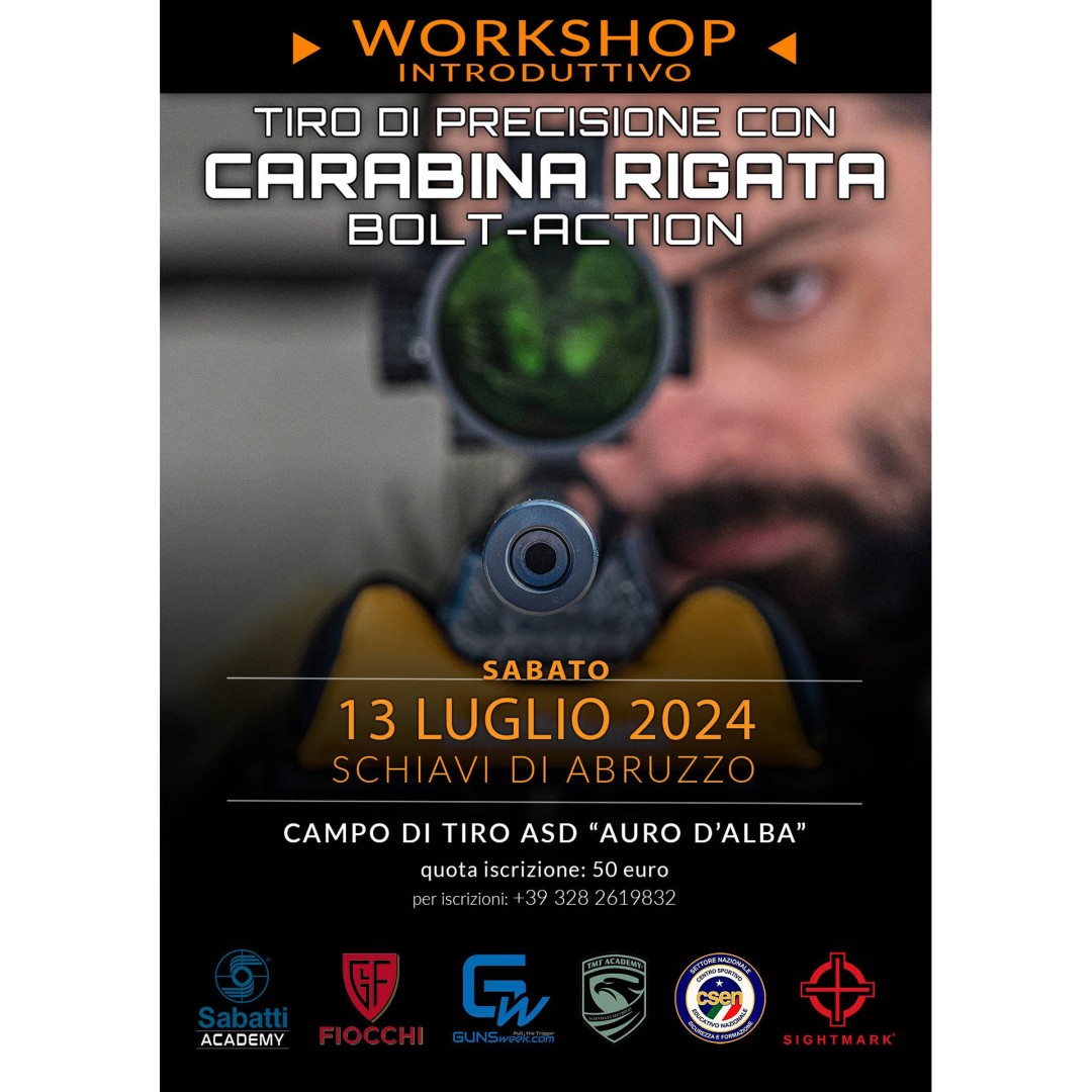 Il workshop Sabatti si concentra sulle tecniche di tiro con la carabina bolt action